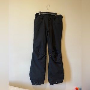 Roxy Black Snowboarding Pants - Large